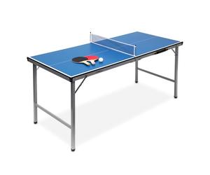 Relaxdays Green ping pong table with accessories
