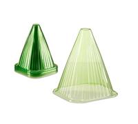 Relaxdays Green Plant Cone in a Set of 48