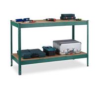 Relaxdays Green Workbench for Workshops