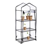 Relaxdays Greenhouse for balcony with 3 levels