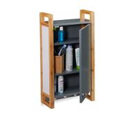 Relaxdays Grey Bathroom Wall Cabinet