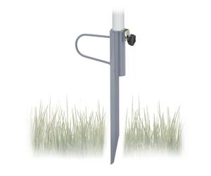 Relaxdays Grey Parasol Spike