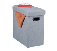 Relaxdays Grey Storage Stool