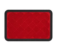 Relaxdays Grooved polypropylene doormat