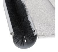 Relaxdays Gutter Brush, 400 x 10 cm, Leaf Removal, Cleaner, Bird & Pest Protection, Downpipe, Roof Guard, Plastic, Black