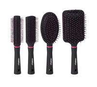 Relaxdays Hair Brushes Set of 4