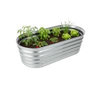 Relaxdays Half-round metal raised bed