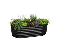 Relaxdays Half-round metal raised bed