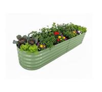 Relaxdays Half-round metal raised bed XXL