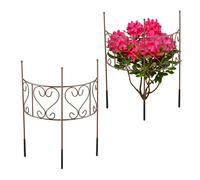 Relaxdays Half-Round Plant Support in Brown