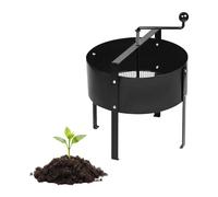 Relaxdays Hand-cranked garden sieve