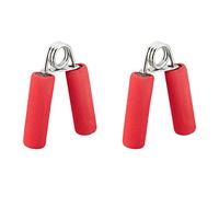 Relaxdays Hand Trainer Set Of 2, Foam Grips, Gripping Exerciser, Finger Muscle Training, Iron Spring, 10027912_47