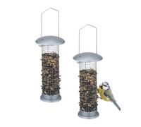 Relaxdays Hanging Bird Feeder in Set of 2