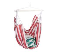 Relaxdays Hanging Chair Cotton Striped