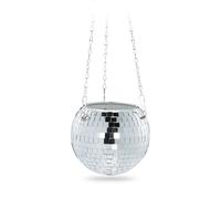Relaxdays Hanging Disco Ball Plant Pot