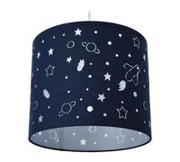 Relaxdays Hanging lamp for kids' room, space theme