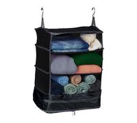 Relaxdays Hanging Packing Organiser with 4 Pockets