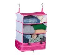 Relaxdays Hanging Packing Organiser with 4 Pockets