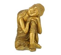 Relaxdays Head on knee Buddha statue