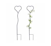 Relaxdays Heart-shaped trellis, set of 2