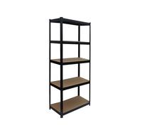 Relaxdays Heavy-duty rack, 5 shelves, var. sizes
