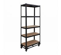 Relaxdays Heavy-duty shelving on castors