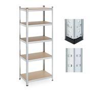 Relaxdays Heavy Duty Shelving Unit with 5 Levels