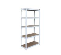 Relaxdays Heavy-duty steel shelving, 5 tiers