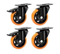 Relaxdays 4 swivel castors