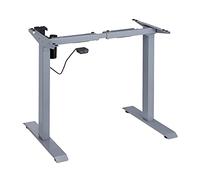Relaxdays Height Adjustable Electric Extendable Table Frame 71-121 cm Steel Grey