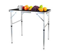 Relaxdays Height-Adjustable Folding Camping Table