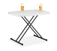 Relaxdays Height-Adjustable Folding Campting Table
