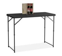 Relaxdays Height-Adjustable Folding Garden Table