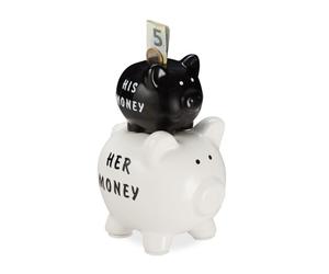 Relaxdays His & Hers Piggy Bank