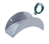 Relaxdays Hose Pipe Holder, for 30 m 1/2" Hosepipe, WallMounted Hanger, 13 x ...