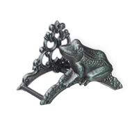 Relaxdays Hose Pipe Holder with Frog in Green
