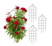 Relaxdays House trellis, set of 4