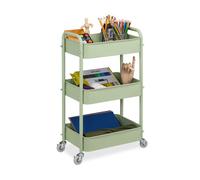 Relaxdays Household Trolley with 3 Levels