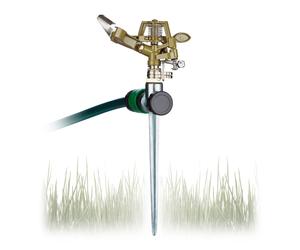 Relaxdays Impact Circle Sprinkler, Watering of Large Areas up to 700 m², 15 m