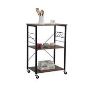 Relaxdays Industrial 3-tier trolley