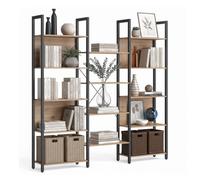 Relaxdays Industrial bookshelf with 14 tiers