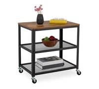 Relaxdays Industrial Serving Cart