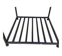 Relaxdays Industrial side table with shelf