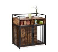 Relaxdays Industrial Style Dog Crate