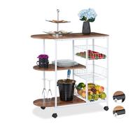 Relaxdays Industrial Style Kitchen Trolley