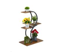 Relaxdays Industrial-Style Plant Stand