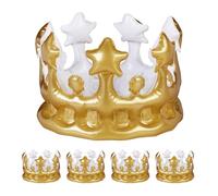 Relaxdays Inflatable Crown 5-Pack