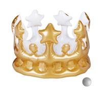 Relaxdays Inflatable Crown for Royal Parties