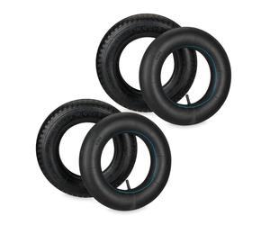 Relaxdays Inflatable Wheelbarrow Wheels 2x Set