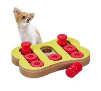 Relaxdays Intelligence Toy for Dogs, Hide Treats, Interactive Canine Learning, MDF, 2.5 x 19.5 x 14 cm, Multicoloured, Fibreboard